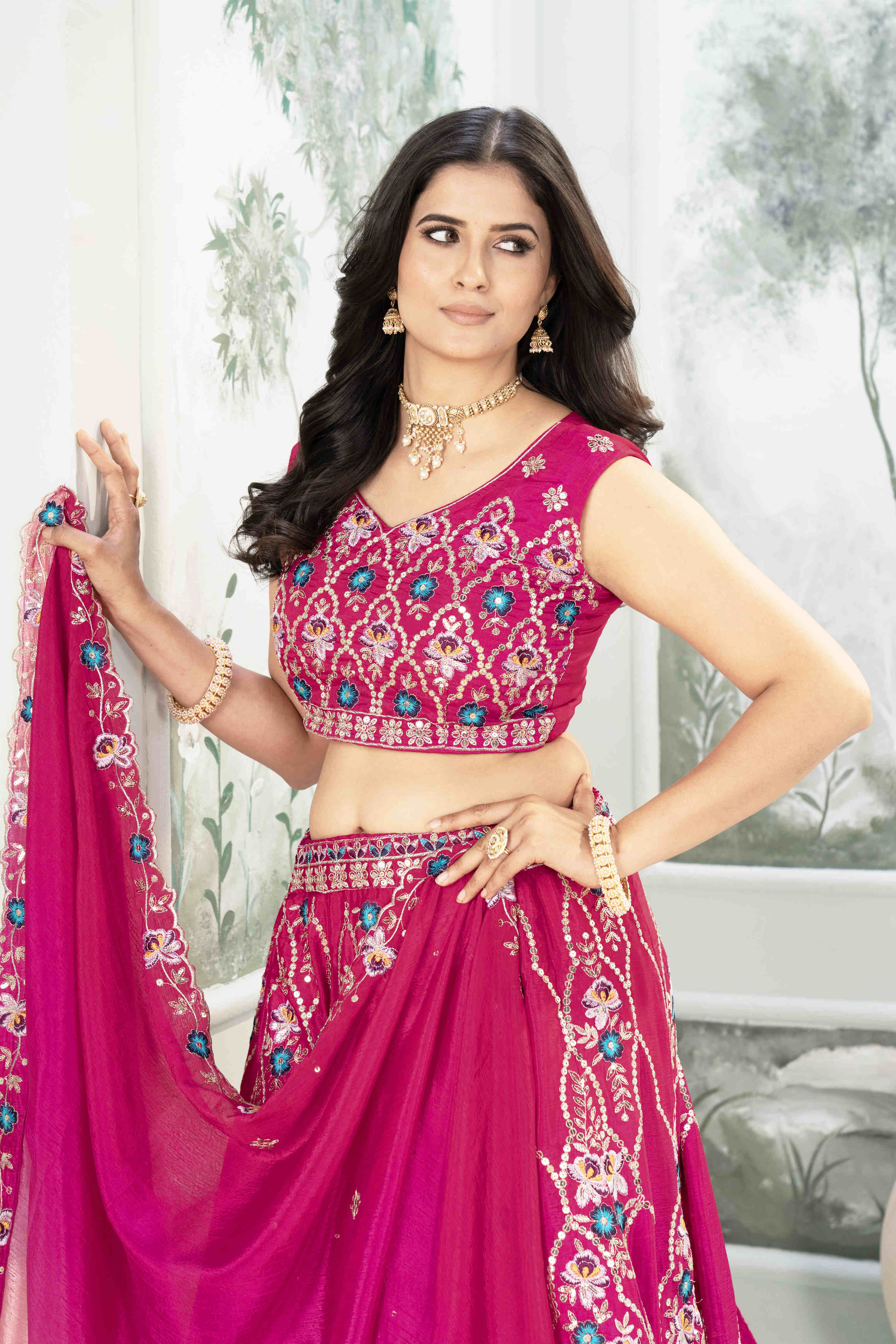 Rose Radiance Lehenga