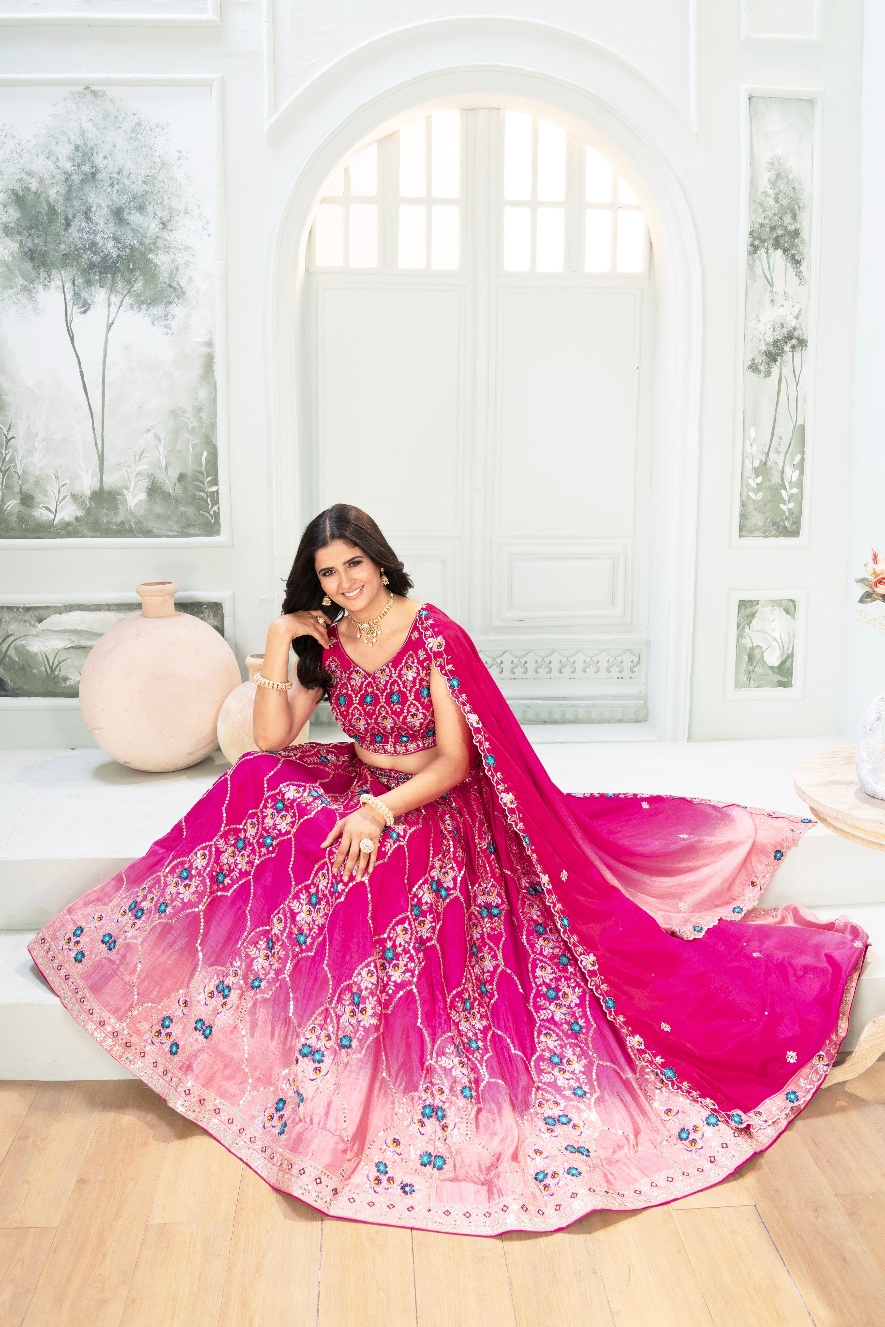 Rose Radiance Lehenga